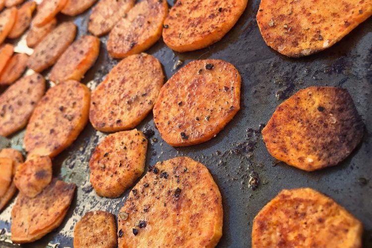 Roasted Sweet Potato Chips