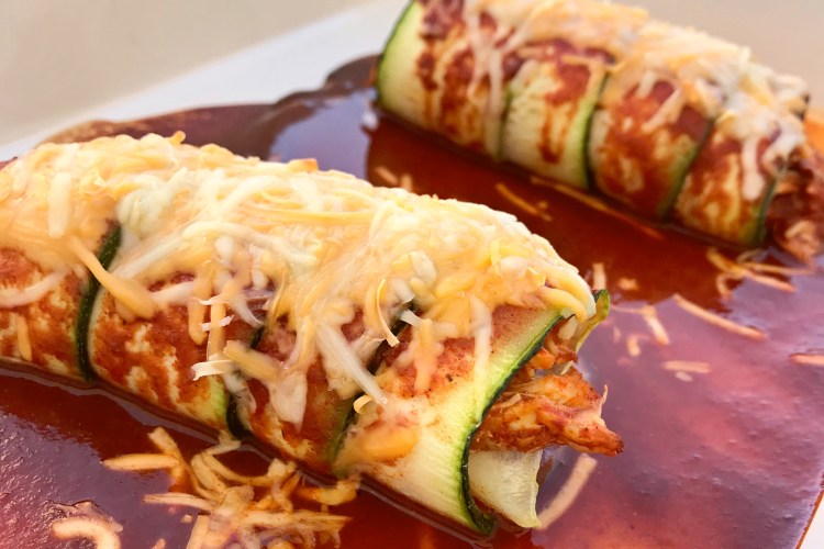 Zucchini Enchilada Roll-Ups