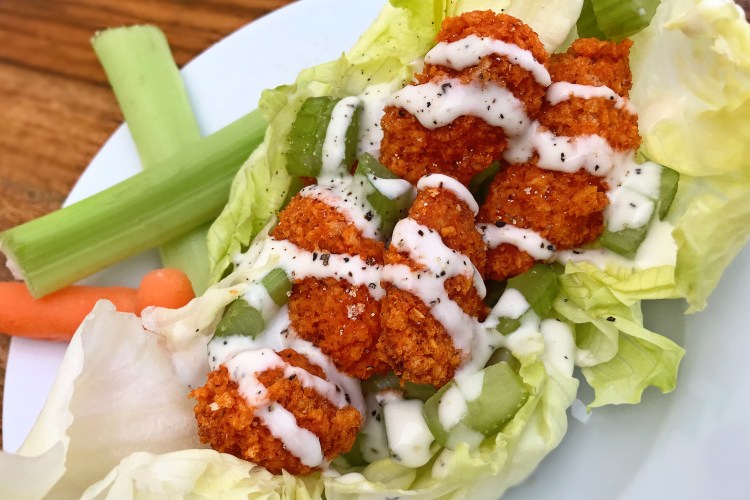 Buffalo Chicken Lettuce Wrap