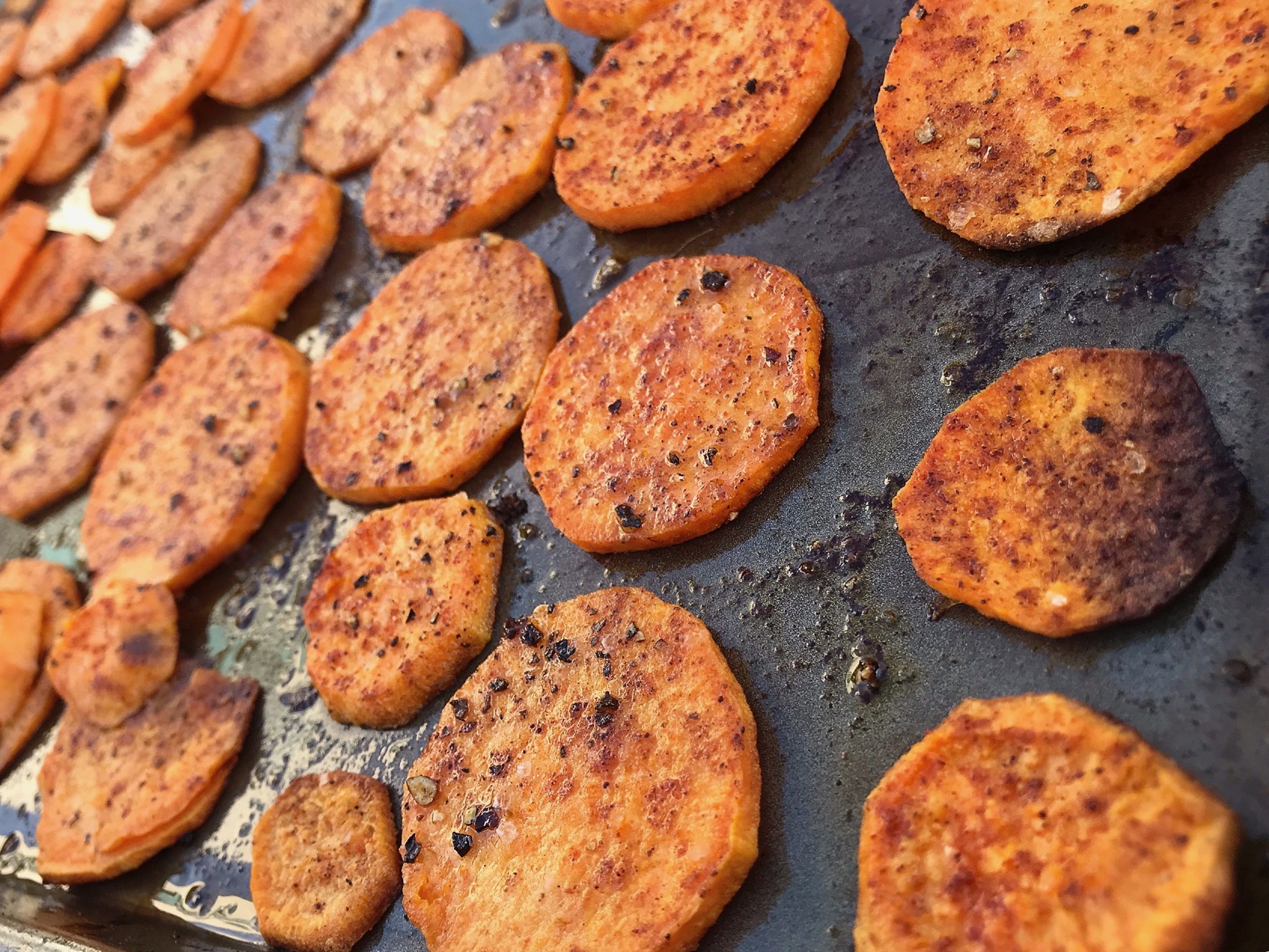 Thin Baked Sweet Potato Chips That Will Disappear in a Flash