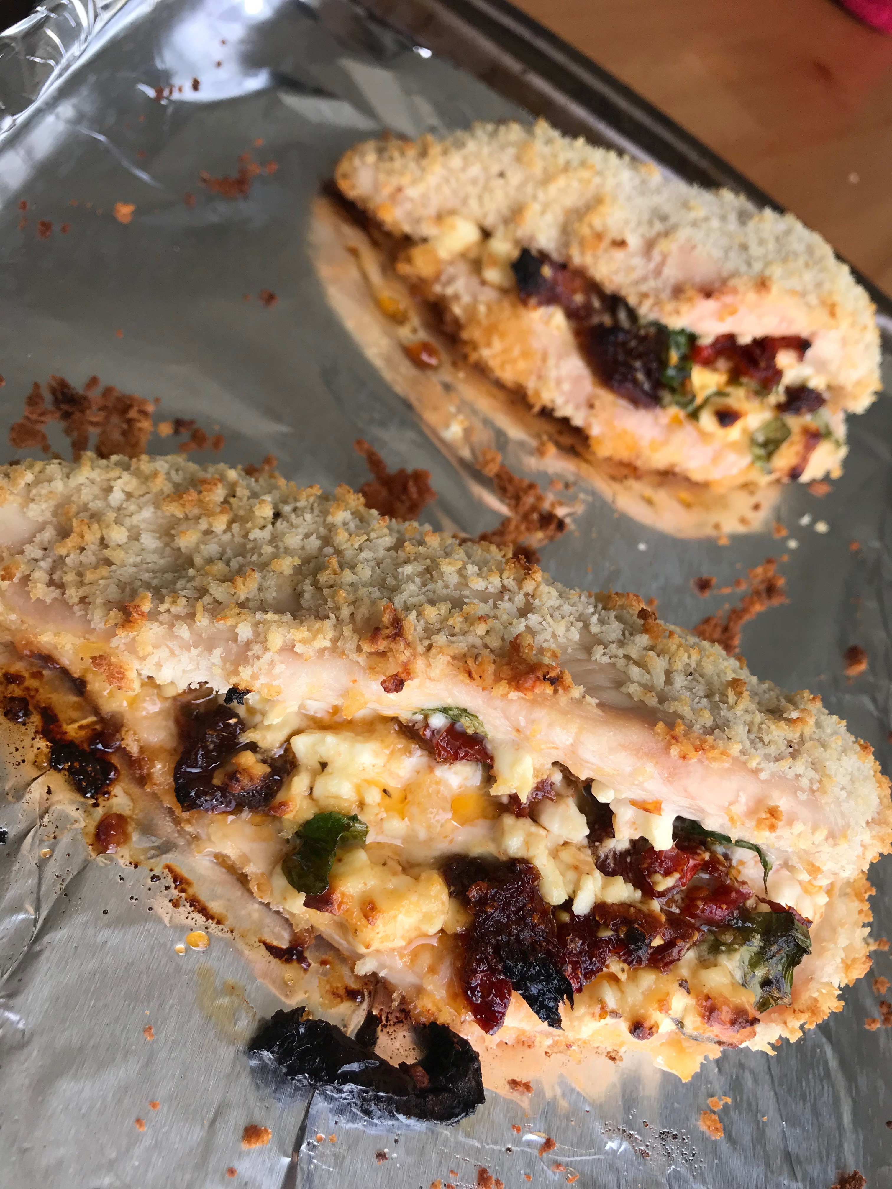 Tomato Basil Stuffed Chicken Healthy Weeknight Meals Made by Moni